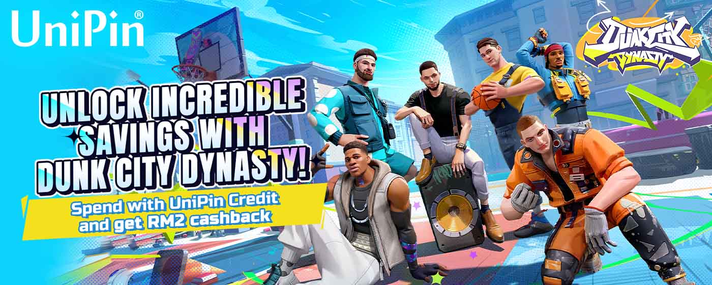 Score Big With UniPin Credit: Get RM2 Cashback On Dunk City! (MY)